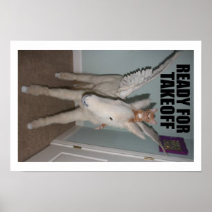 Póster PEGASO y cazador S. Thomcat