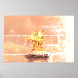 Póster Pegasus – bronze statue Paris – Emmanuel Frémiet