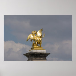 Póster Pegasus – bronze statue Paris – Emmanuel Frémiet