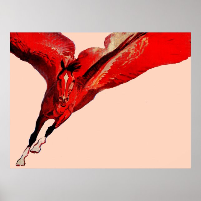 Póster Pegasus, el caballo volador (Frente)