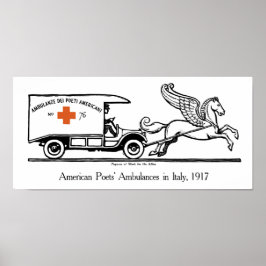 Póster Pegasus En El Trabajo Para Los Aliados — WWI