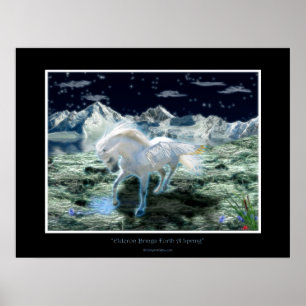 Póster PEGASUS Fantasy Book Art Poster