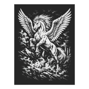 Póster Pegasus — Heraldo Alado de la Tormenta