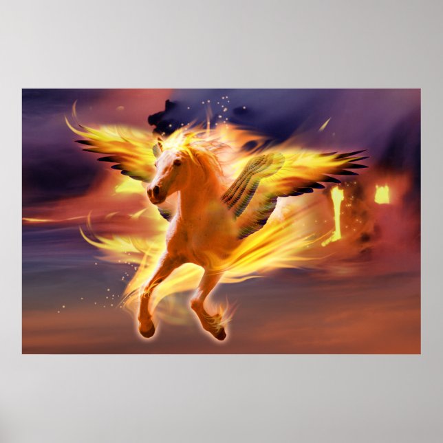 PÓSTER PEGASUS LEAD WITH THE LIGHT (Frente)
