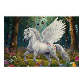 Póster Pegasus Mare en primavera