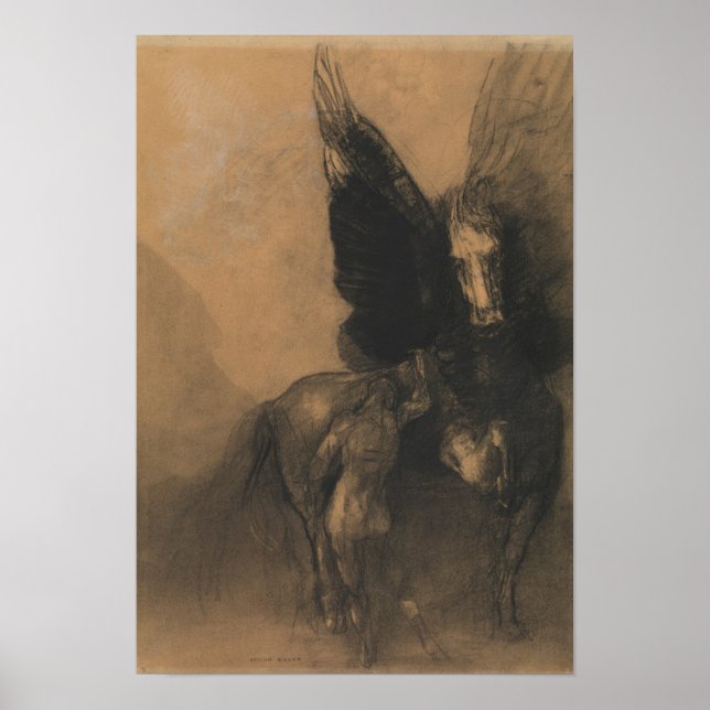 Póster Pegasus y Bellerophon (Frente)
