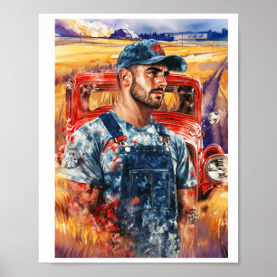 Póster Pegatina de agradecimiento a quienes ayudaron a co