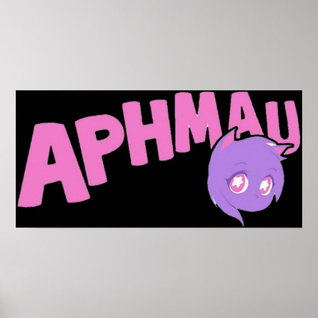 Póster pegatina de aphmau (Frente)