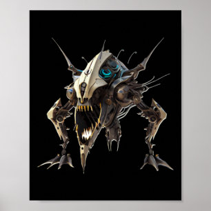 Póster Pegatina de cangrejo robot