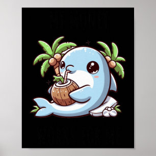 Póster Pegatina de delfín de ingreso de serie