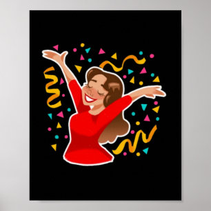 Póster Pegatina de Empoderamiento de chicas