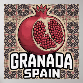 Póster Pegatina de Granada España