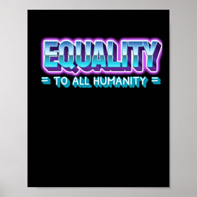 Póster Pegatina de Igualdad (Frente)