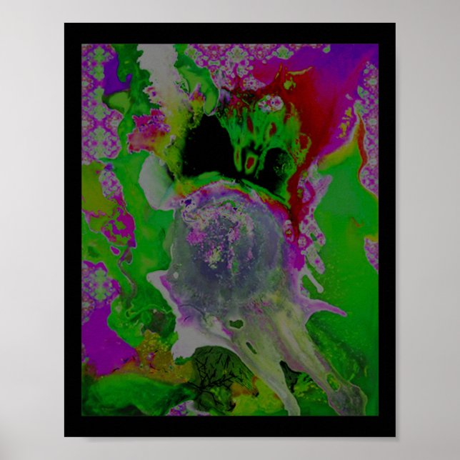 Póster Pegatina de implosión (Frente)