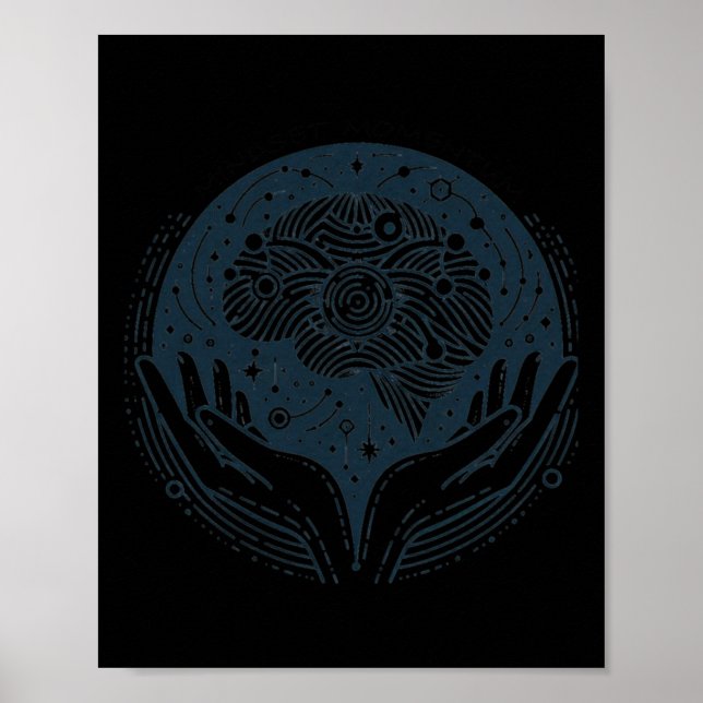 Póster Pegatina de impulso de la mentalidad (Frente)