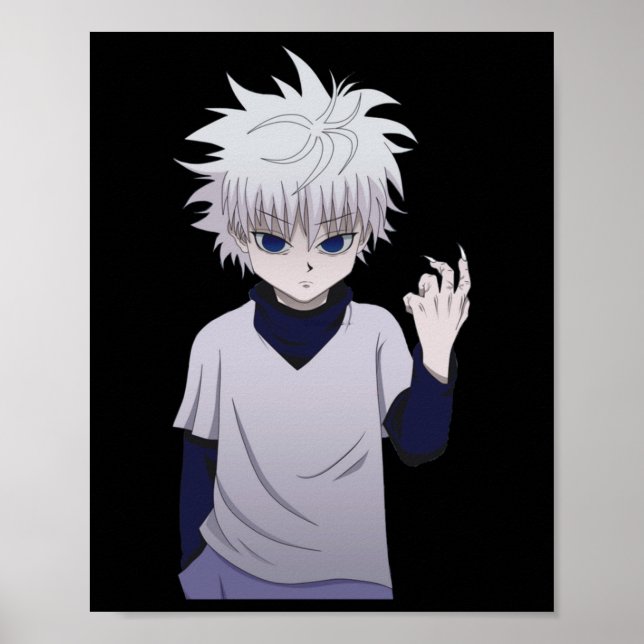 Póster Pegatina de Killua Zoldyck (Frente)