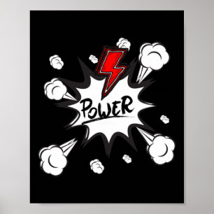Póster Pegatina de la bomba de energía