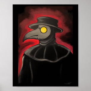 Póster Pegatina de pintura Médico de plaga