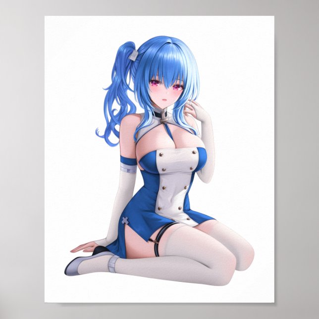 Póster Pegatina de Waifu St. Louis (Frente)