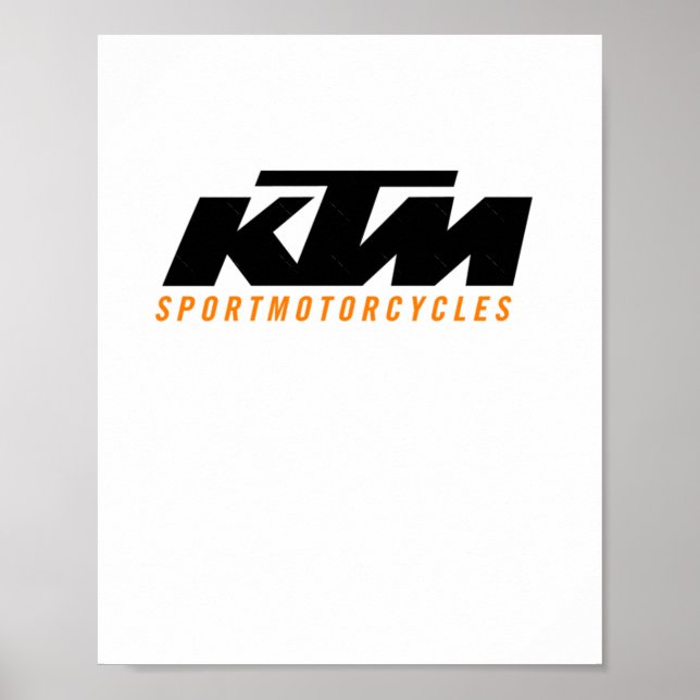 Póster Pegatina del logotipo de Ktm2 (Frente)