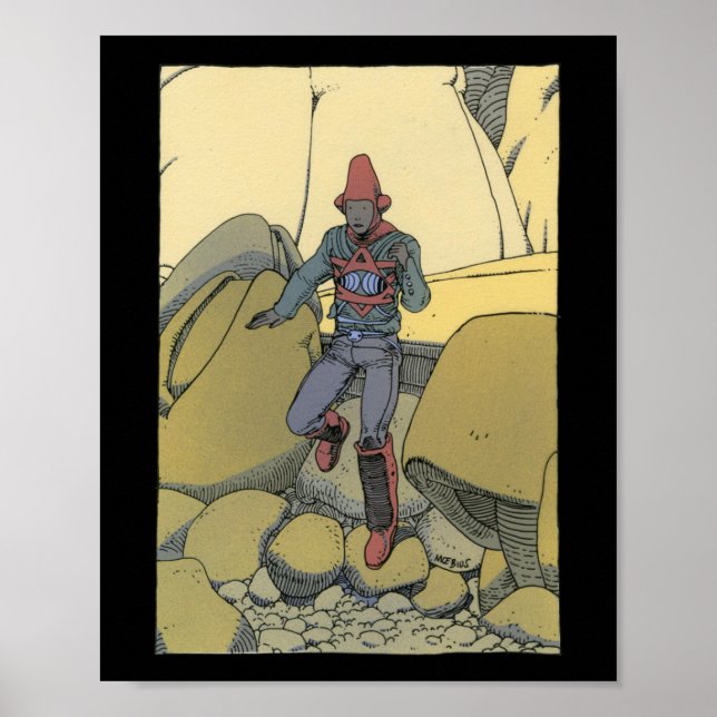 Póster Pegatina dentro de Moebius (Frente)