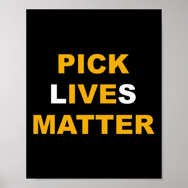 Póster Pegatina Pegatina de Pick Lives (Frente)