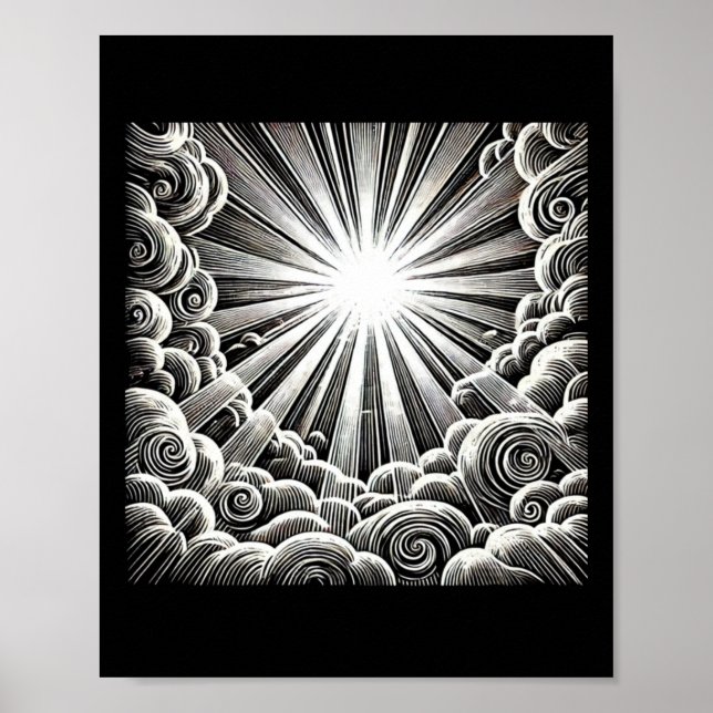 Póster Pegatina Per Aspera Ad Lux (Frente)