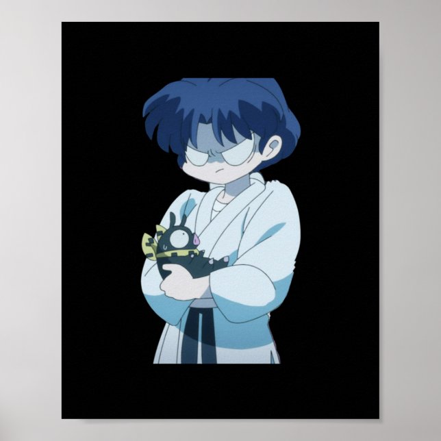 Póster Pegatina Ranma 12 Akane Tendo (Frente)
