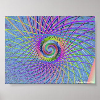 Póster Pegatinas espirales