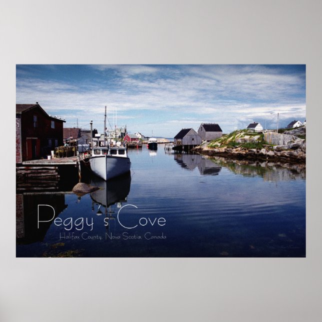 Póster Peggy's Cove, Halifax Co., N.S. (Frente)