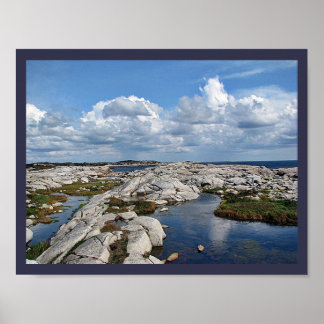 Póster Peggy's Cove, Nueva Escocia Canadá