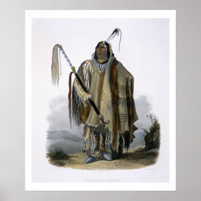 Póster Pehriska-Ruhpa, un indio minero o de gran vientre, (Frente)