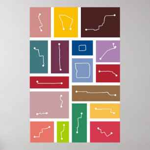 Póster Pekín - Paletas de Tránsito