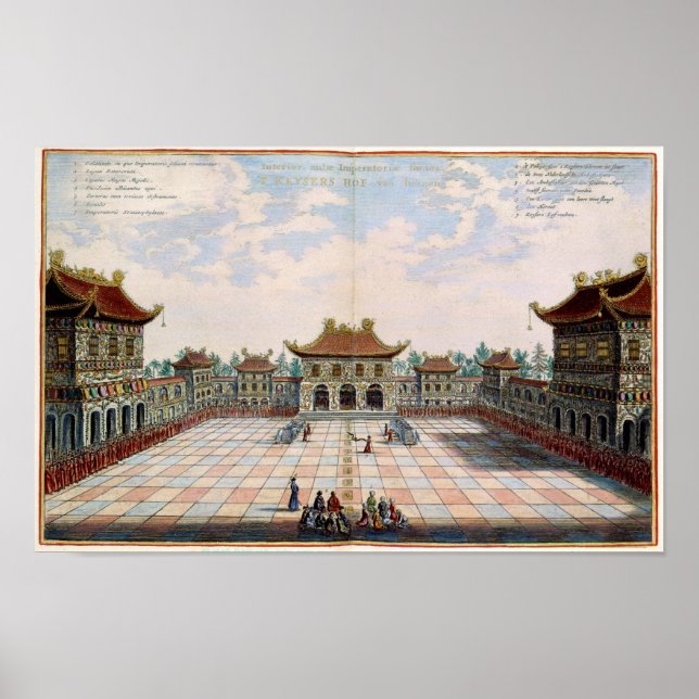 Póster PEKING CHINA by Nieuhoff (Frente)