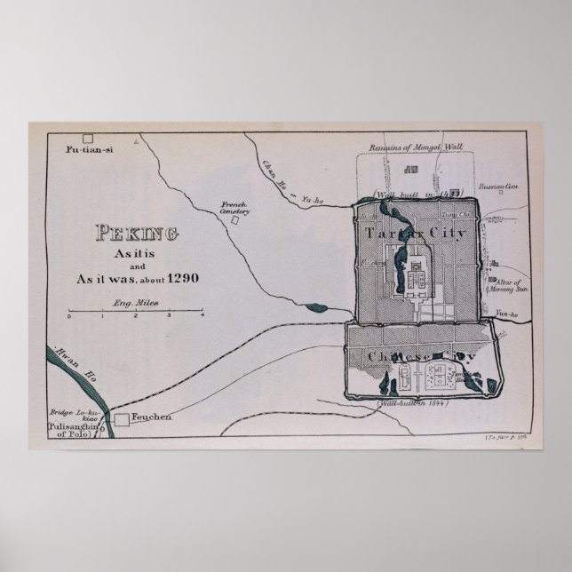 Póster Peking, from 'The Book of Ser Marco Polo' (Frente)