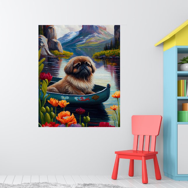 Póster Pekingese en un remo: Una aventura escénica (Guardería 1)