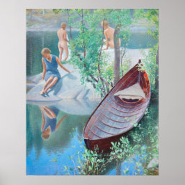 Póster Pekka Halonen Summer idyll 1931 Finlandia