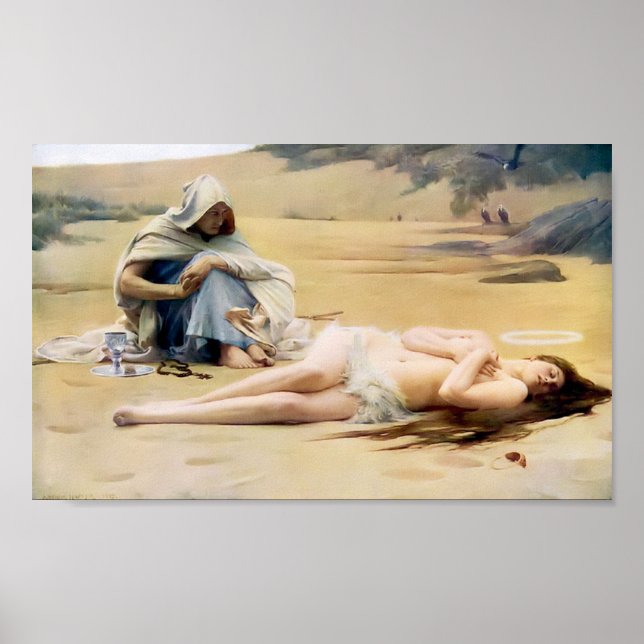 Póster Pelagia y Philammon (Muerte de un santo hermoso) (Frente)