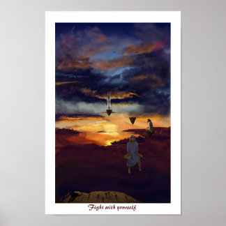 Póster Pelea contigo mismo