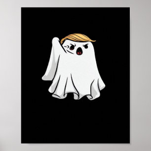 Póster Pelea divertida Trumpkin de Halloween