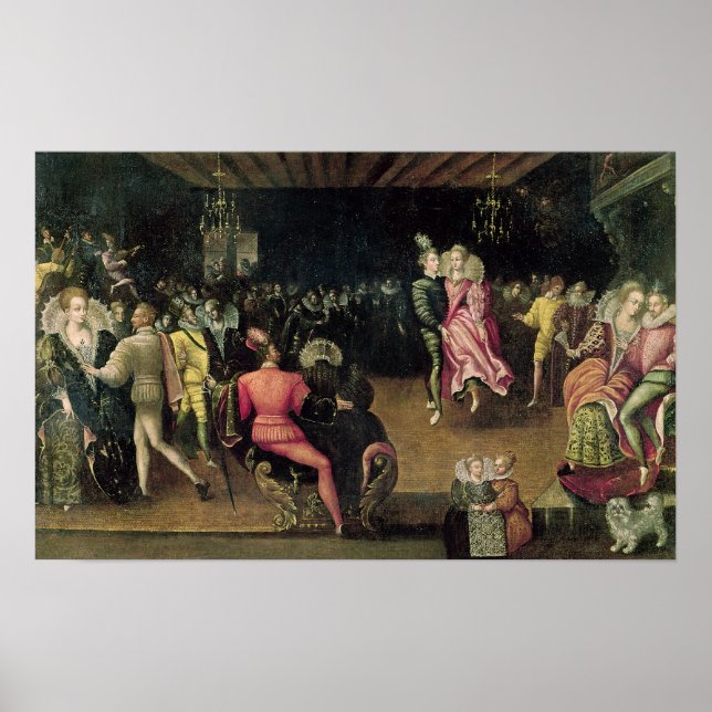 Póster Pelea en la Corte de Valois (Frente)