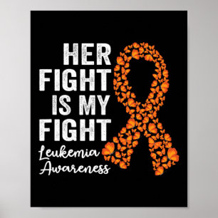 Póster Pelea Es Mi Naranja De Lucha Apoya A Los Awarenes 