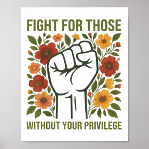 Póster Pelea Por Aquellos Que No Tienen Su Oferta Privile