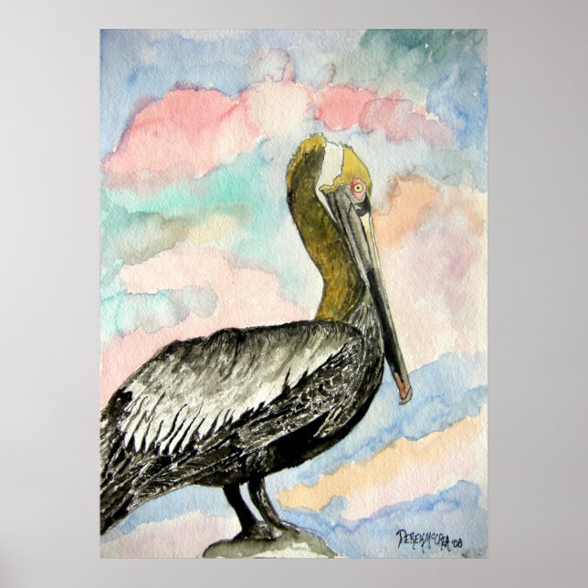 Póster pelican_bird_2 (Frente)