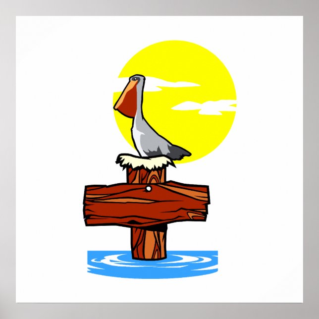 Póster Pelícano (Frente)