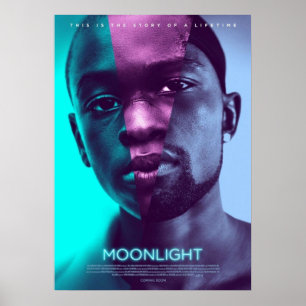 Póster película a la luz de la luna