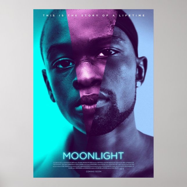 Póster película a la luz de la luna (Frente)