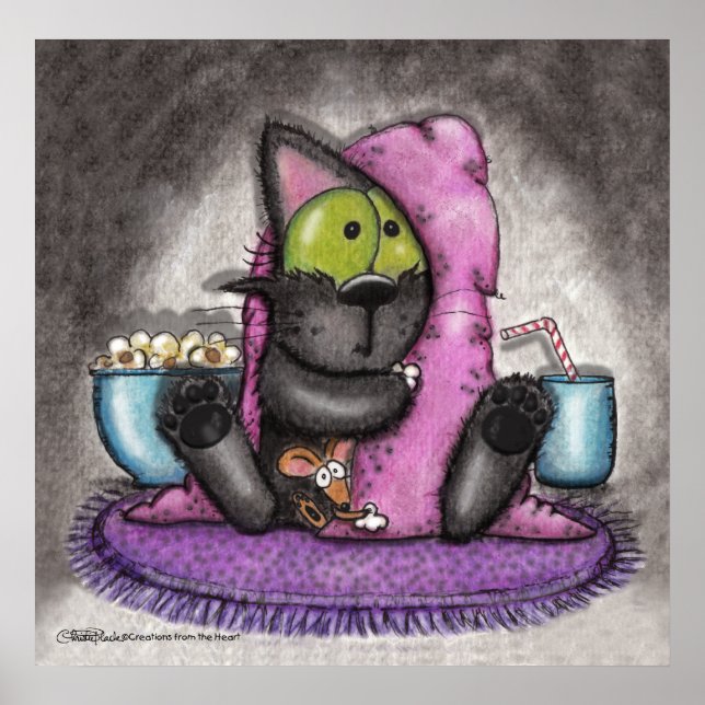 Póster Película aterradora: gato y ratón (Frente)