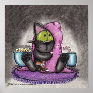 Póster Película aterradora: gato y ratón