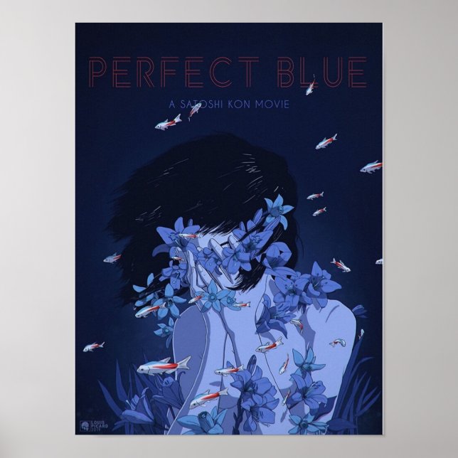 Póster Película azul perfecta (Frente)